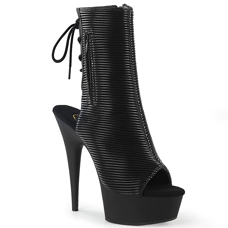 Pleaser slingback sexy high heels platform shoes open toe pole dancing ankle boots for women